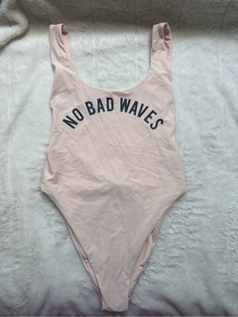 aerie Soft Blush Pink One-Piece Swimsuit